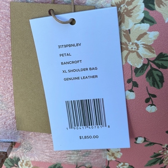 MICHAEL KORS COLLECTION 🌸Bancroft Oversized Calf Leather Python Shoulder Bag - Picture 10 of 14